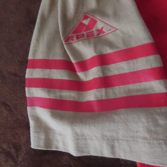 rare vintage san francisco 49ers hooded tshirt apex one made in usa L - Picture 3 of 6